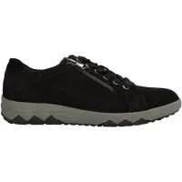 Waldlaufer 961001 195 001 Damen Sneaker Teresa Schwarz, Schwarz, Gr. 51/2