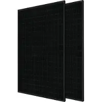 LDY 2 Solarmodule plug and play inklusive Flachdachmontage-600W-FULLBLACK-Platdak-compleet