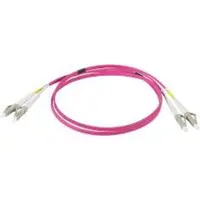 Infralan ¬ Duplex Jumper LC-LC 50/125µ, OM4, LSZH, erika-violett, 2.0mm, 5m