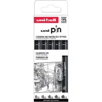 Uni-Ball Uni Pin Classic 302422072 Marker 5 Einheiten