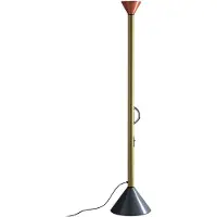 Artemide LED-Stehleuchte Callimaco grau, Designer Ettore Sottsass, 200 cm