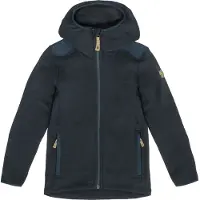 Fjällräven - Kid's Keb Fleece Hoodie - Wolljacke Gr 140 blau/schwarz