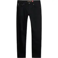 Superdry für Herren. M7010888A Schwarze Skinny Jeans (30/32), Lässig, Baumwolle, Denim, Bio-Baumwolle, Nachhaltig