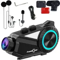 FreedConn R3 Motorrad-Intercom mit Videorekorder