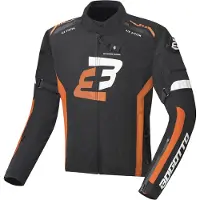 Bogotto GPX Wasserdichte Schwarz Orange Motorrad Textiljacke Größe S