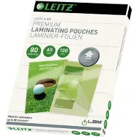 Leitz Laminierfolien A5 80 Mikron 100 Einheiten
