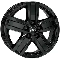 Rial Alufelge TP70745P82-6 17 Zoll 7J 5x108 ET45 Schwarz für Transporter