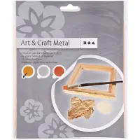 Creotime 20481, Holografische Folie, Gold, 25 Blätter, 160 mm, 160 mm