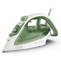 Calor Easygliss Eco, Dampfbügeleisen, Durilium Airglide Bügelsohle, 2 m, 260 g/min, Grün, Weiß, 50 g/min
