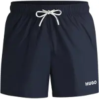 HUGO für Herren. 50469312 Haiti Badeanzug navy (S), Strandbekleidung, Polyamid, Marine