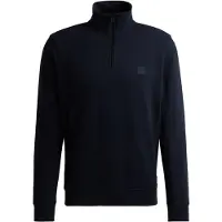BOSS Sweatshirt aus Baumwoll-Terry mit Troyerkragen Grösse S
