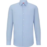HUGO Slim-Fit Hemd aus bügelleichter Baumwoll-Popeline Grösse 40