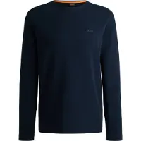 BOSS für Herren. 50520725 Meeressturm-Pullover (S), Lässig, Baumwolle, Langarm, Marine