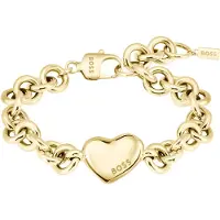 BOSS Armkette "HONEY LOVE", gold (gelbgoldfarben), Armbänder, Damen, 19cm, Edelstahl, Armkette