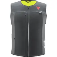 Dainese Smart D-Air V2 Airbag Damen Weste (Black/Yellow,L)