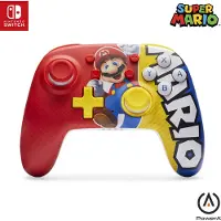 PowerA Nano Verbesserter kabelloser Controller für Nintendo Switch, Mario-Sieg
