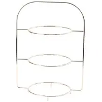 Villeroy & Boch Etagere "3-Ebenen-Etagere Anmut 30 x 20 x 40 cm grau", grau, Edelstahl, Servierplatten, Etagere