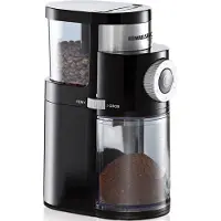Rommelsbacher Kaffeemühle "EKM200", schwarz, B:18cm H:26,5cm T:10,5cm, Kaffeemühlen, Kaffeemühle