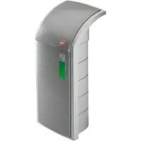 Hailo Wertstoffsammelbehälter ProfiLine WSB Design XXXL, 120 l, Verbindungsklammern & Aufkleber, L 450 x B 500 x H 1120 mm, Kunststoff, grau