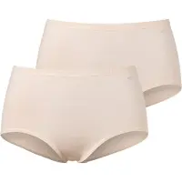 Mey Taillenslip "Triniti", Damen, Gr. 46/48, beige (puder), Feinripp, Obermaterial: 97% Baumwolle, 3% Elasthan, unifarben, Unterhosen Taillenslip, mit elastischem Bündchen und weichen Beinausschnitten