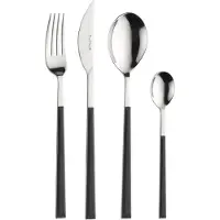 Pintinox PINTI 1929 24 tlg. Edelstahl Design Besteck Set SUSHI QUEEN Ebenholz