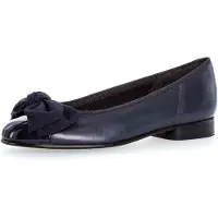 Gabor Ballerina Flats, Kitten Heel, Festliche Schuhe mit aufwendiger Schleife