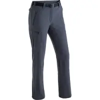 Maier Sports Funktionshose "Rechberg", Damen, Gr. 76, Langgrößen, grau, 90% Polyamid, 10% Elasthan, Hosen Funktionshose, Damen Outdoorhose gefüttert, Wanderhose mit 4 RV-Taschen, Regular Fit