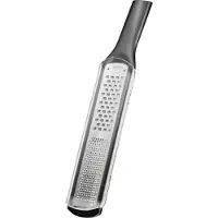 GEFU Multireibe "RAFINO", silber (silberfarben, schwarz), B:4,6cm L:32,4cm T:2,2cm, Edelstahl, Kunststoff, Küchenreiben, Multireibe