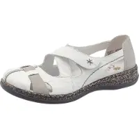 Rieker Ballerinas 46367 Weiß Damen
