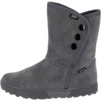 Lico Winterstiefel "Winterstiefel Amalia", Damen, Gr. 30, grau, Veloursleder, Schuhe Winterstiefel