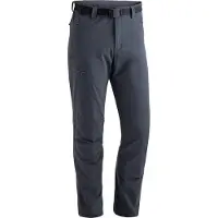 Maier Sports Funktionshose "Oberjoch Therm", Herren, Gr. 48, Normalgrößen, grau, 90% Polyamid, 10% Elasthan, Hosen Funktionshose, Winter-Outdoorhose, wattiert und elastisch