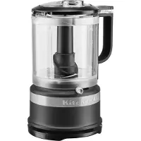 KitchenAid 5KFC0516EBM, 1,19 l, 2450 RPM, 3450 RPM, Schwarz, Kunststoff, Edelstahl