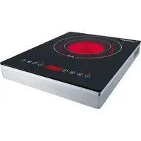 Steba HK 30 - Glaskeramikkochfeld - 2 kW - Edelstahl/Schwarz