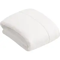 Vossen Badetuch "Pure", weiß, B:100cm L:150cm, Frottier, Obermaterial: 100% Baumwolle, Handtücher, Badetuch, Baumwolle & VEGAN, mit eleganter Veloursbordüre