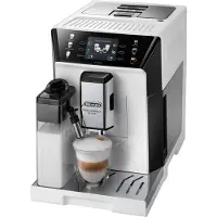 De'Longhi De’Longhi PrimaDonna ECAM550.65.W, Espressomaschine, 2 l, Kaffeebohnen, Eingebautes Mahlwerk, 1450 W, Silber