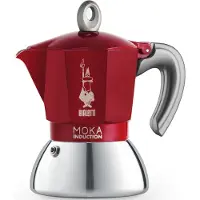 Bialetti Moka Induktion 2 Tassen rot