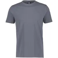 Lerros T-Shirt , Herren, Gr. M (50), grau (rock grau), Single Jersey, Obermaterial: 100% Baumwolle, unifarben, regular fit hüftlang, Rundhals, abgesteppt, Shirts T-Shirt, im Basic-Look