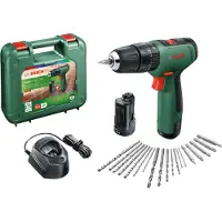 Bosch Akku-Bohrschrauber EasyImpact 1200, 2 x Akku PBA 12V 1.5Ah, Bohrer-Set, Tragekf.