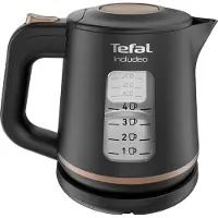 Tefal Includeo Wasserkocher KI5338, 1 l, 2400 W, Schwarz, Kunststoff, Wasserstandsanzeige