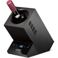 Caso WineCase One Elektrischer Weinkühler Schwarz Ø 9 cm