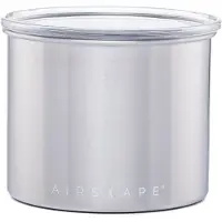 Airscape Vorratsdose "", silber, B:12,1cm H:14cm L:12,1cm Ø:12,1cm, Edelstahl, Kunststoff, Lebensmittelaufbewahrungsbehälter, Vorratsdose, mit Ventil-Deckel, robuste Verarbeitung