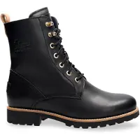 Panama jack Damen Schnürboots/ Winter-Stiefeletten FARA IGLOO TRAV B1 Schwarz Glattleder Größe: 42