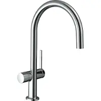 Hansgrohe Talis M54 Einhebel-Küchenmischer 220, Geräteabsperrventil, 1-jet, 72805000, Farbe: Chrom