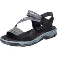 Rieker Trekkingsandalen 68871-00 schwarz Damen