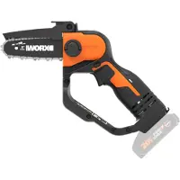 WORX WG324E.9, 12 cm, 6,7 m/s, 25,4 / 4 mm (1 / 4"), Schwarz, Orange, Akku, Lithium-Ion (Li-Ion)