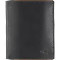 Camel active Herrenbörse Brieftasche Ledergeldbörse hochformat schwarz black cruise