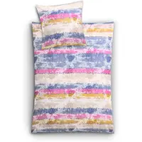Kleine wolke Bettwäsche Satin JARVEN Multicolor 135 x 200 cm und 80 x 80 cm