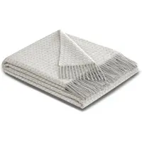 Biederlack Plaid "Vivo", silber, B:130cm L:170cm, Kaschmir, Schurwolle, Wohndecken, Plaid, mit hohem Kaschmiranteil