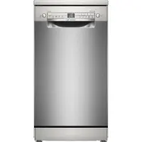 Bosch Serie 2 SPS2HMI42E, Freistehend, Single (45 cm breit), Edelstahl, Edelstahl, 10 Maßgedecke, C