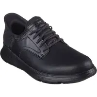 SKECHERS für Herren. 205046 Garza Gervin Slip-ins Lederpantoffeln Gervin schwarz (42), Wohnung, Schnürsenkel, Lässig